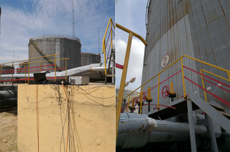 storage tank AE monitoring